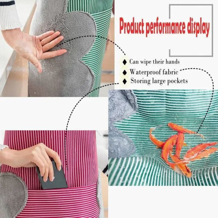 Waterproof Kitchen Apron with Pocket