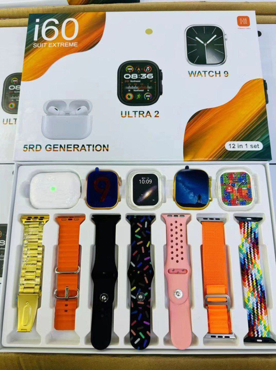 i60 (12 in 1) Ultra 3 and Watch 10 Suit Smart Watch