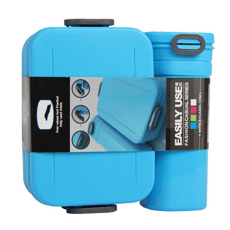 Lunch box with water bottle