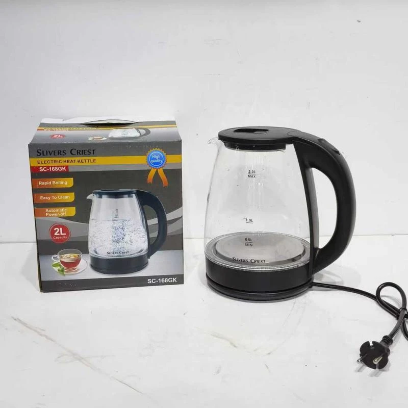 2L Blue light electric glass kettles