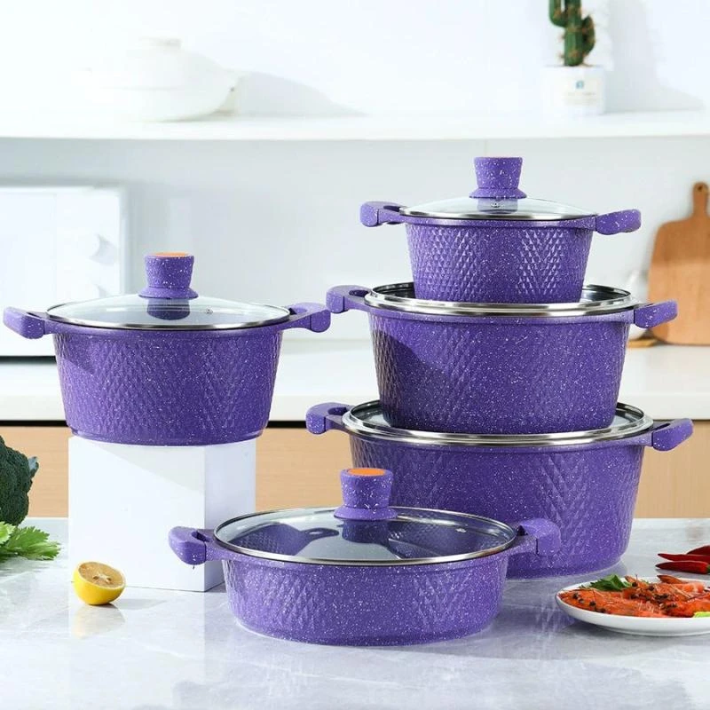 10Pcs Medical stone die cast marble Cookware