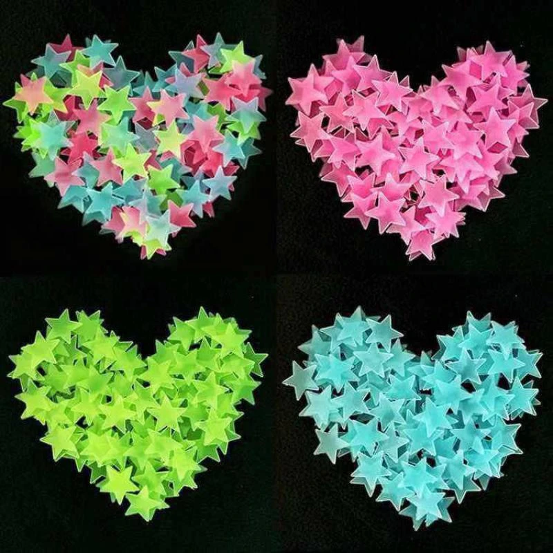 Glow in the dark wall stickers