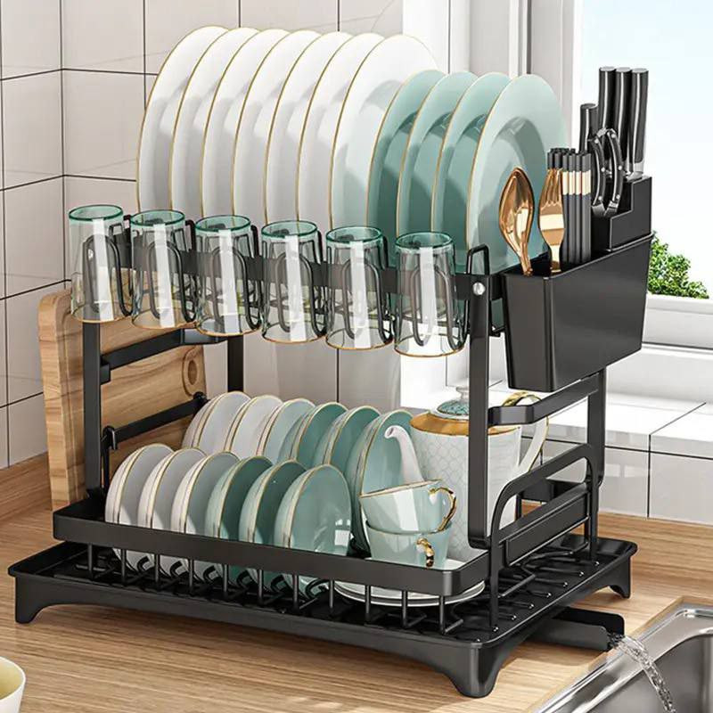 High quality 2step Gold dish rack