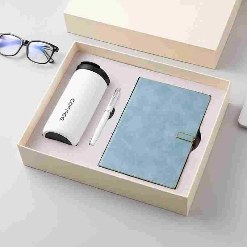 Diary + coffee cup + pen gift set