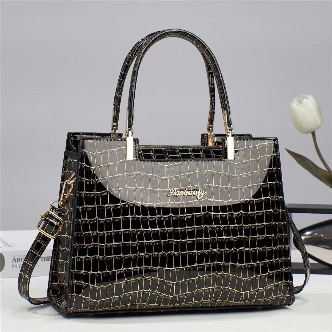 Gold Inscribed Patent Bag