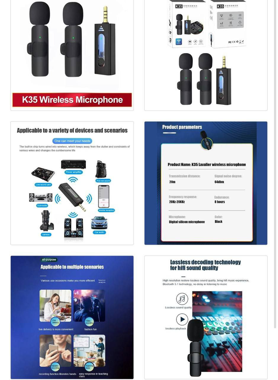Single K35 wireless microphone