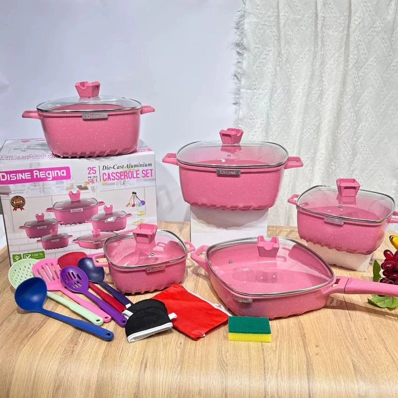 25Pcs Dessini Regina Die Cast Cookware/Pot