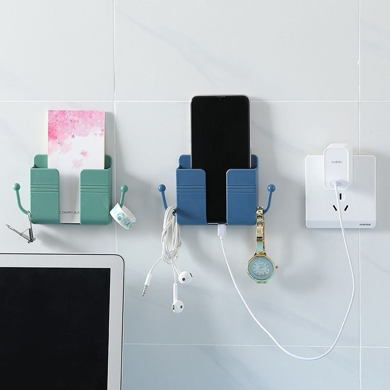 Stay Organized: Wall Suction Phone & Remote Holder