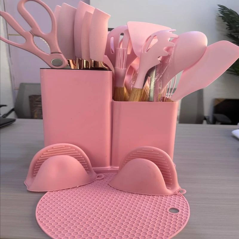 21 pieces silicons kitchenware set