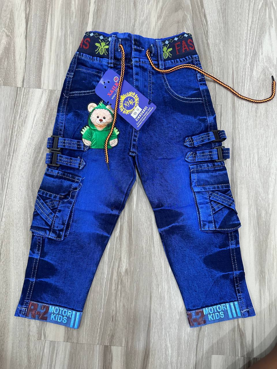 LED Light Jean Trousers  for Kids Aged 1-5
