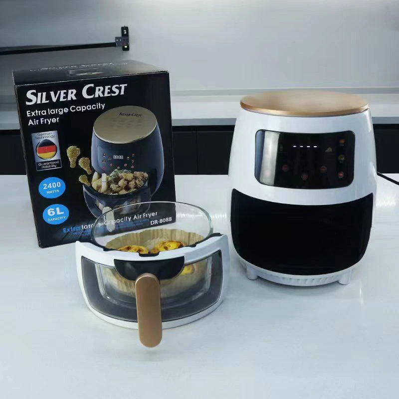 6L LCD touch screen Air fryer (see through)