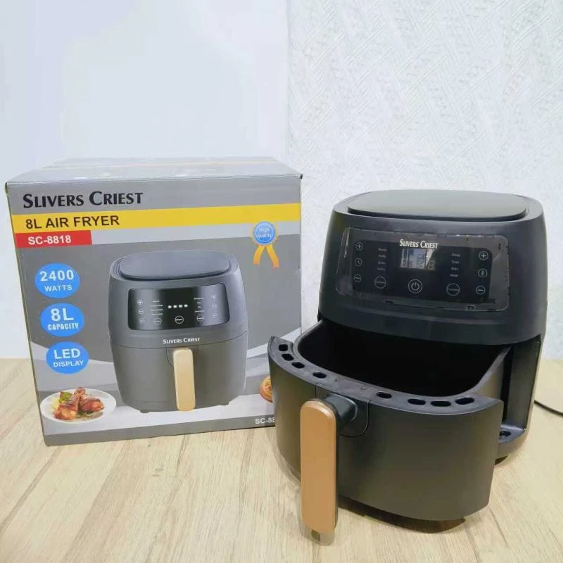 8L Silver crest LCD display air fryers