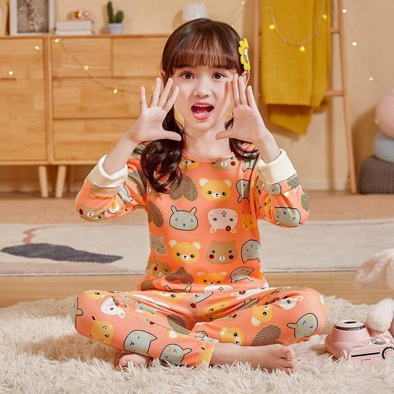 Children's long sleeve pajamas