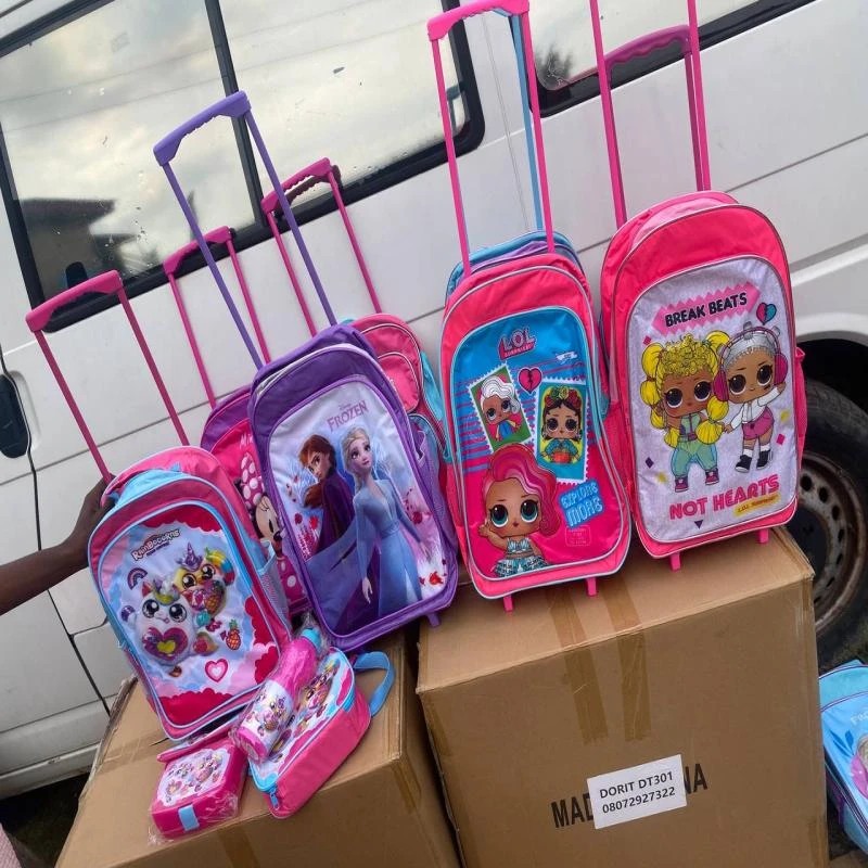 5 in 1 trolley school bag (16 inches)