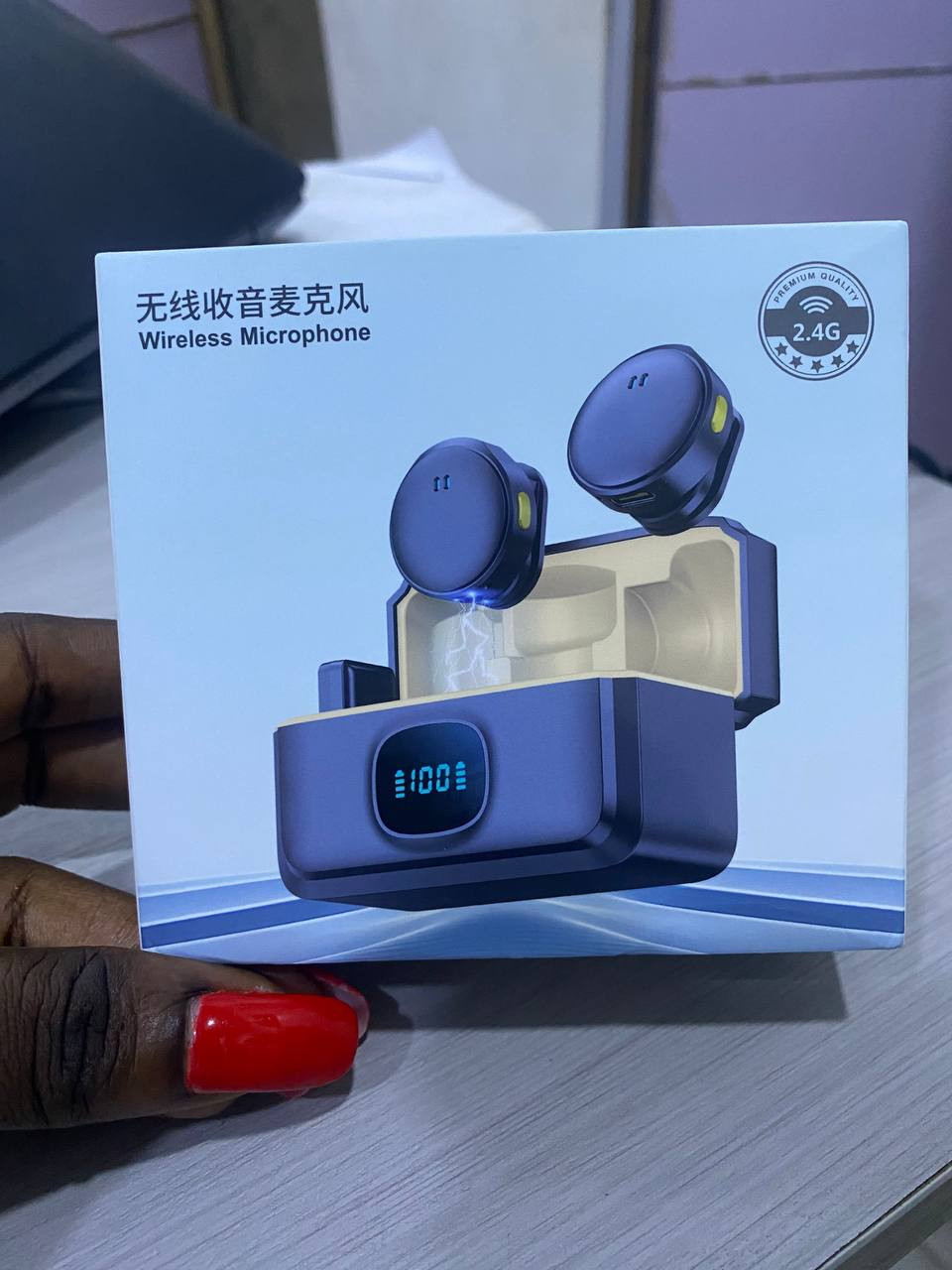 Q8 magnetic double microphone